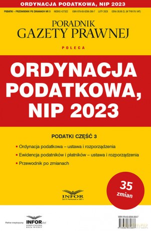 Ordynacja podatkowa NIP 2023 [KSIĄŻKA]