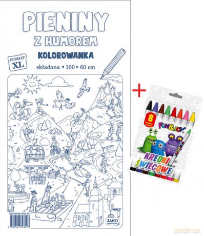 Pieniny z humorem Kolorowanka XL + kredki [KSIĄŻKA]