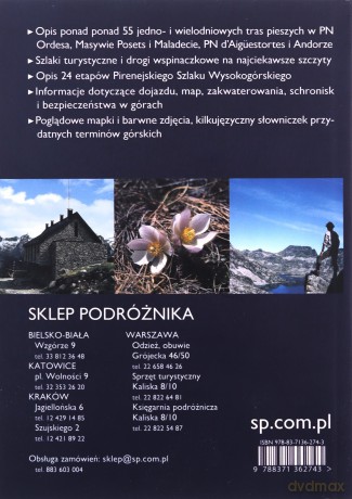 Pireneje (Tom 2) Hiszpania Andora i Pirenejski szlak wysokogórski - Kev Reynolds [KSIĄŻKA]