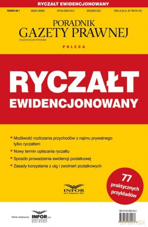 Podatki 7/2022 Ryczałt ewidencjonowany [KSIĄŻKA]