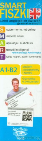 Smart Fiszki 1000 angielskich ćwiczeń gramatycznych [KSIĄŻKA]