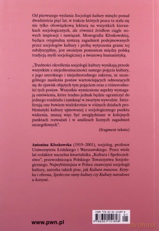 Socjologia kultury - Antonina Kłoskowska [KSIĄŻKA]