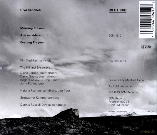 Davies R,Stuttgarter Kamm.The Hilliard..: Kancheli: Abii Ne Viderem [CD]