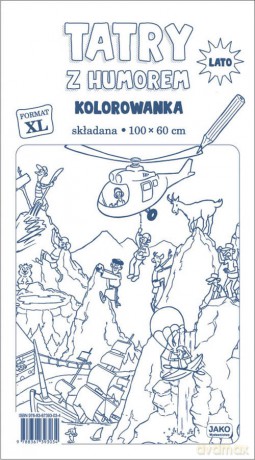 Tatry z humorem Kolorowanka XL 2 sztuki [KSIĄŻKA]