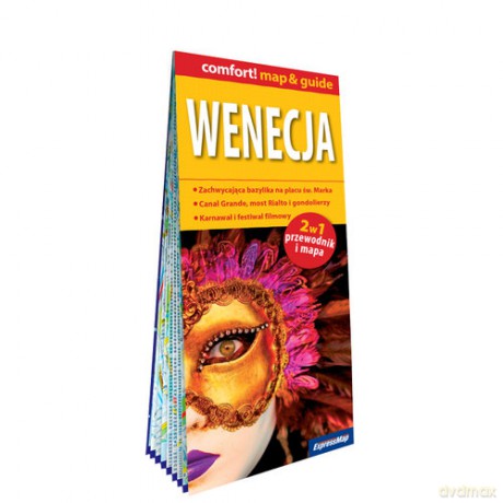 Wenecja laminowany map&guide (2w1: przewodnik i mapa)