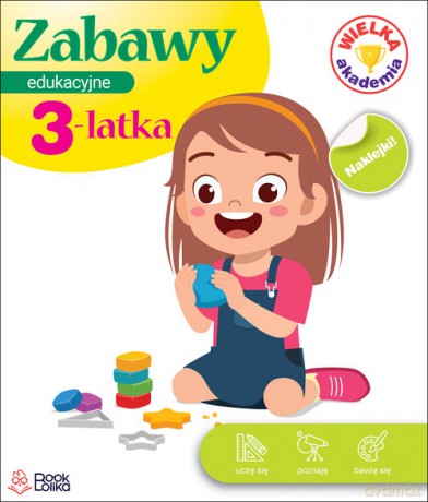 Zabawy edukacyjne 3-latka Wielka Akademia - Monika Majewska [KSIĄŻKA]