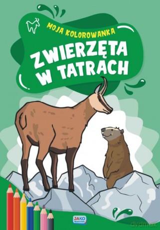 Zwierzęta w Tatrach kolorowanka 2 sztuki [KSIĄŻKA]