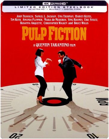 Pulp Fiction (steelbook) [Blu-Ray 4K]+[Blu-Ray]