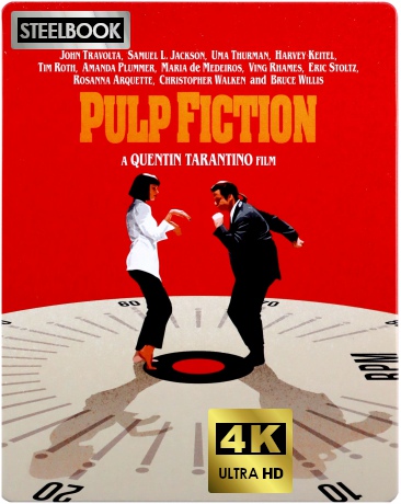 Pulp Fiction (steelbook) [Blu-Ray 4K]+[Blu-Ray]