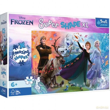 160 el. XL Odkryj świat Frozen Disney