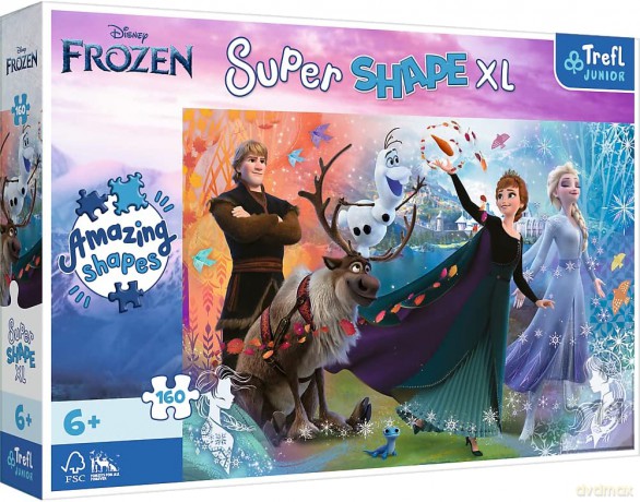 160 el. XL Odkryj świat Frozen Disney