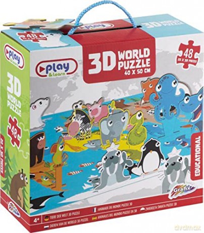 3D 48 Grafix Zwierzęta [PUZZLE]