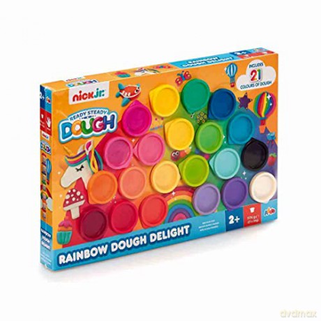 ADOO PLAY tęczowa ciastolina 21 szt