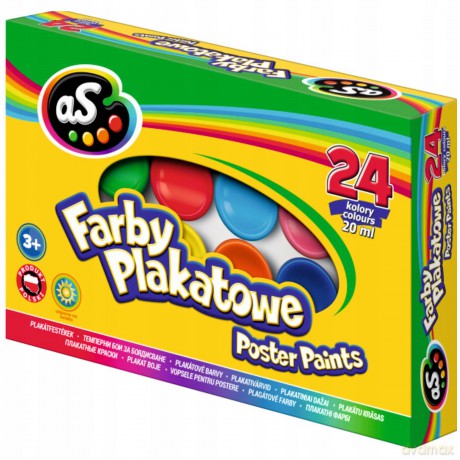 As-Farby Plakatowe 24Kol. 20Ml 9272