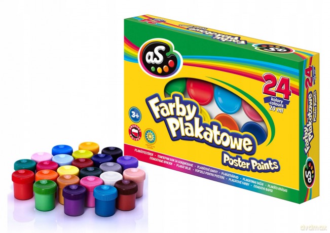 As-Farby Plakatowe 24Kol. 20Ml 9272