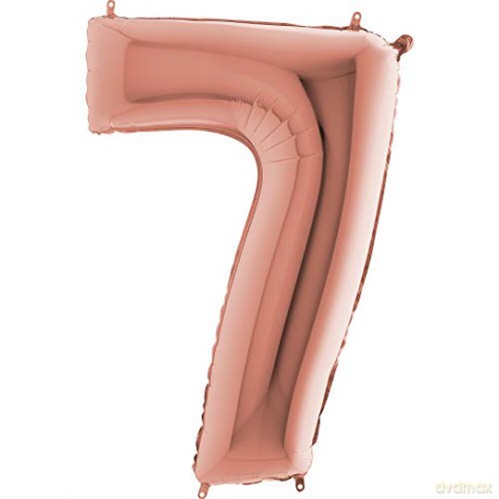 Balon Numer 7 rose gold 237RG-P