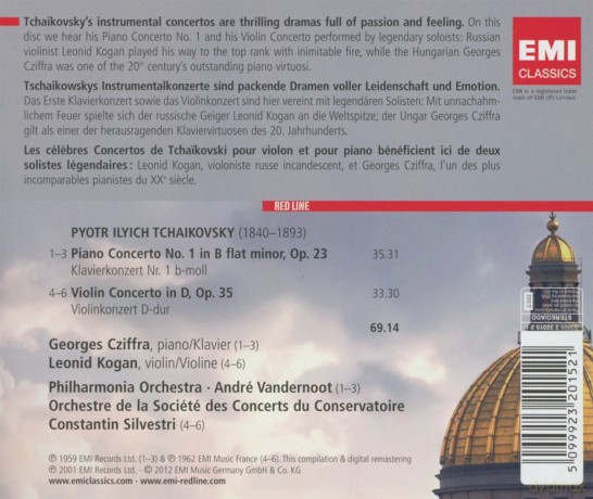 Cziffra/Kogan: Piano-Concertos, Violinconcerto [CD]