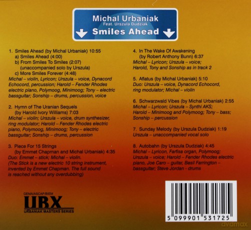 Michał Urbaniak Feat. Urszula Dudziak: Smiles Ahead - Special Edition (digipack) [CD]