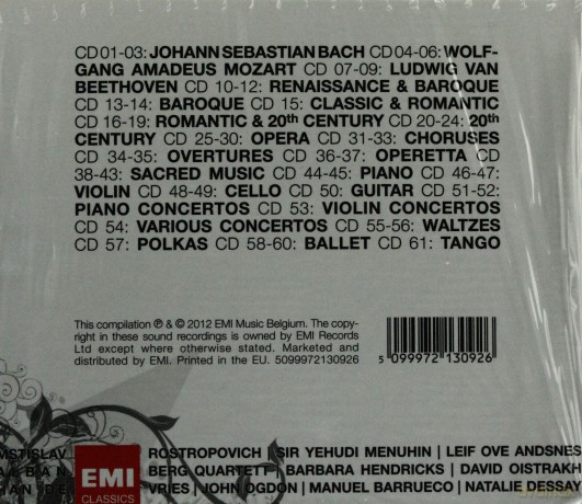 1000 Classical Masterpieces (Limited) [BOX] [61CD]