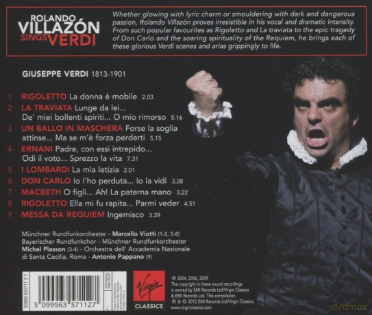 Ronaldo Villazon: Ronaldo Villazon Sings Verdi [CD]