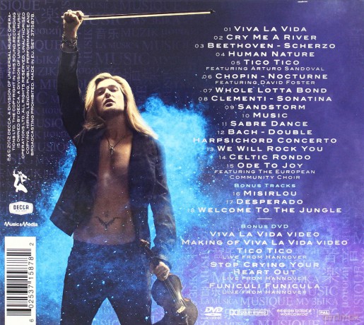 David Garrett: Music Deluxe (digipack) [CD]+[DVD]