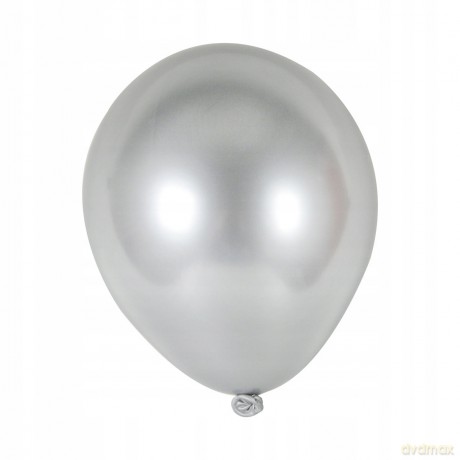 Balony mini - Celebrate Efekt chromu (8 szt.) srebrne