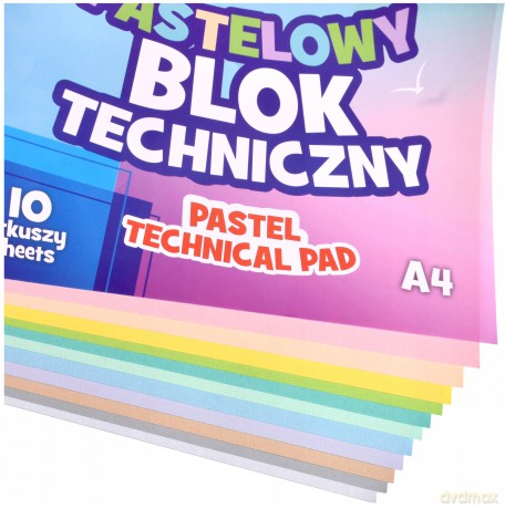 Blok kolorowy barwiony w masie ASTRAPAP