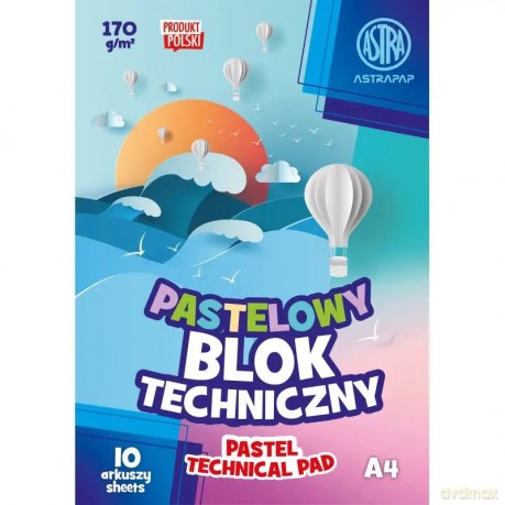 Blok kolorowy barwiony w masie ASTRAPAP