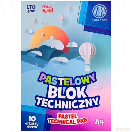 Blok kolorowy barwiony w masie ASTRAPAP