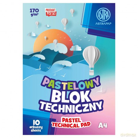 Blok kolorowy barwiony w masie ASTRAPAP