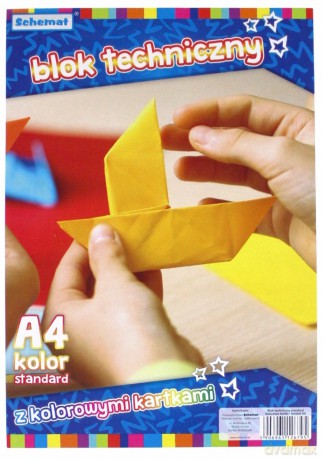 Blok Techniczny Kolor A4 Schemat Standar