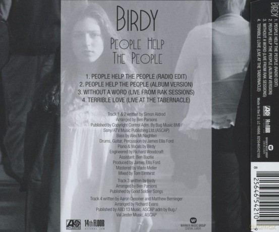 Birdy: People Help The People [CD]