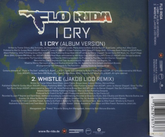 Flo Rida: I Cry(2track) [CD]