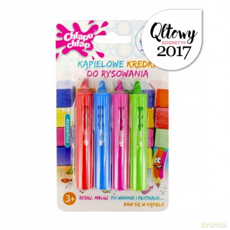 Chlapu Chlap Kredki do kąpieli