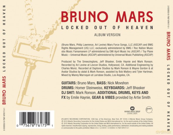 Bruno Mars: Locked Out Of Heaven [CD]