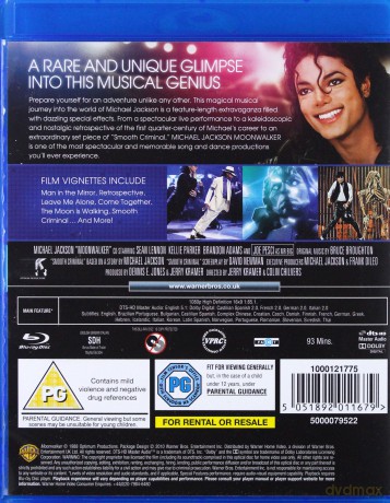 Michael Jackson: Moonwalker [Blu-Ray]