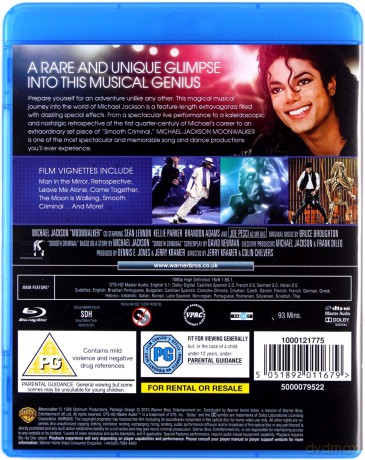 Michael Jackson: Moonwalker [Blu-Ray]
