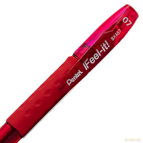 Długopis Pentel Feel-It Bx487 Czerwony