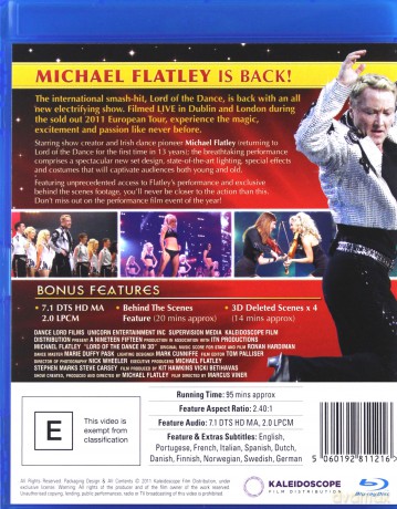 Lord Of The Dance 3D [Blu-Ray 3D]+[Blu-Ray]