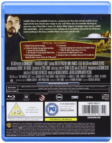 Forbidden Planet (Zakazana Planeta) [Blu-Ray]