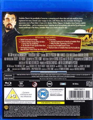 Forbidden Planet (Zakazana Planeta) [Blu-Ray]