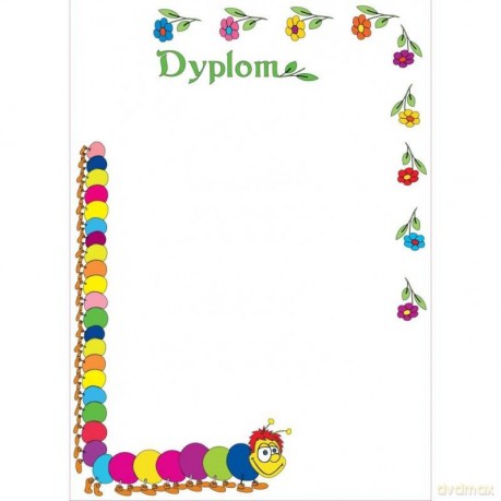 Dyplomy dziecięce stonoga
