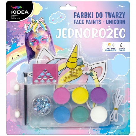 Farbki Do Twarzy Zestaw Unicorn K