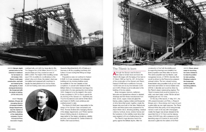 RMS Titanic Manual: 1909-1912 Olympic Class (EN) [KSIĄŻKA]