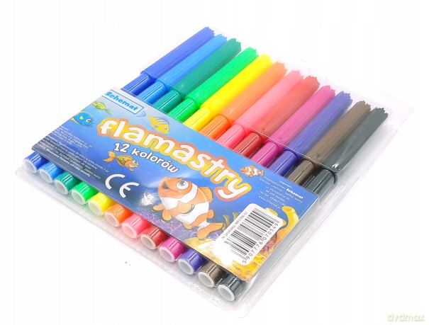 Flamastry 12 Kol. 0549.