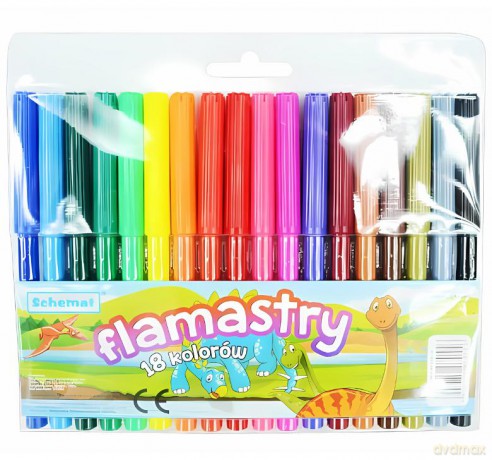 Flamastry 18 Kol. 0556.