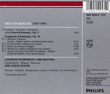 Davis/Lso: Berl:Sinf.Fantastique/+ [CD]
