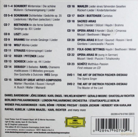 Dietrich Fischer-Dieskau: Voice Of The Century [25CD]