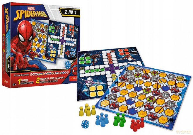 GRA 2w1 Chiczyk / We i drabinySpider-Man [GRA PLANSZOWA]