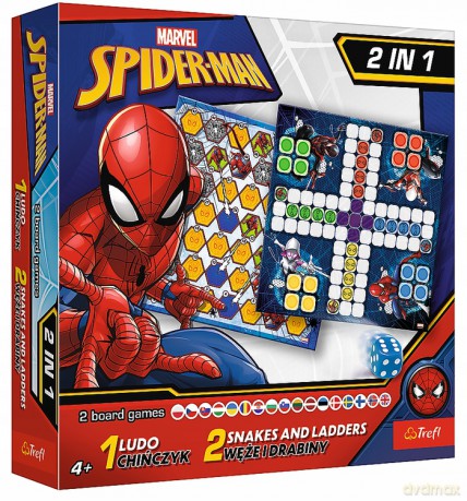 GRA 2w1 Chiczyk / We i drabinySpider-Man [GRA PLANSZOWA]